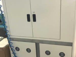 Back of 2015 TRI TR7500 SIII AOI machine.